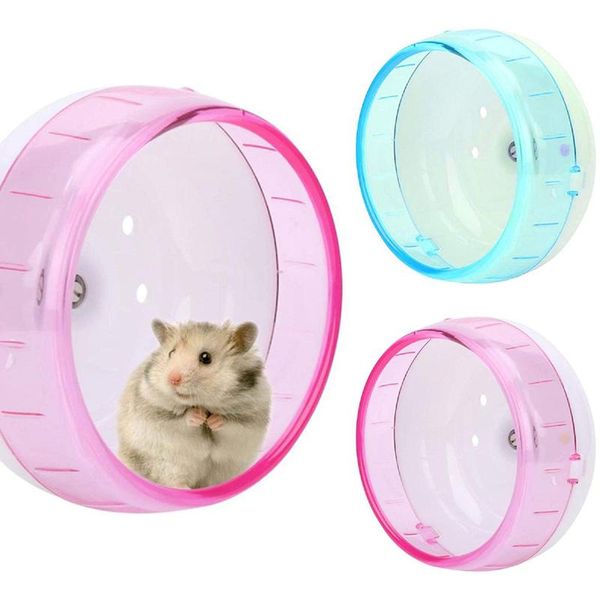 Fournitures pour petits animaux, roue de Hamster, tapis roulant Ultra silencieux, tapis de course, cochon d'inde, sport rond de 12cm, accessoires de Cage pour animaux de compagnie à domicile