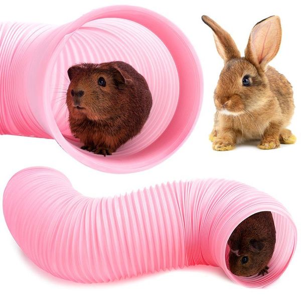 Petit Animal Fournitures Pet Hamster Tunnel Cachette Jouet En Plastique Extensible Animaux Tube Jouer Exercice Pour Hérisson Cobaye Furet Gerbilles