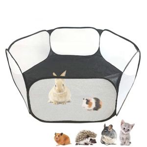 Small Animal Supplies Portable Pet Cat Dog Dog Cage Tente PlayPen Pliage clôture pour hamster Hédgehog Animaux Breffable Puppy Rabbit Guinée OT1MY