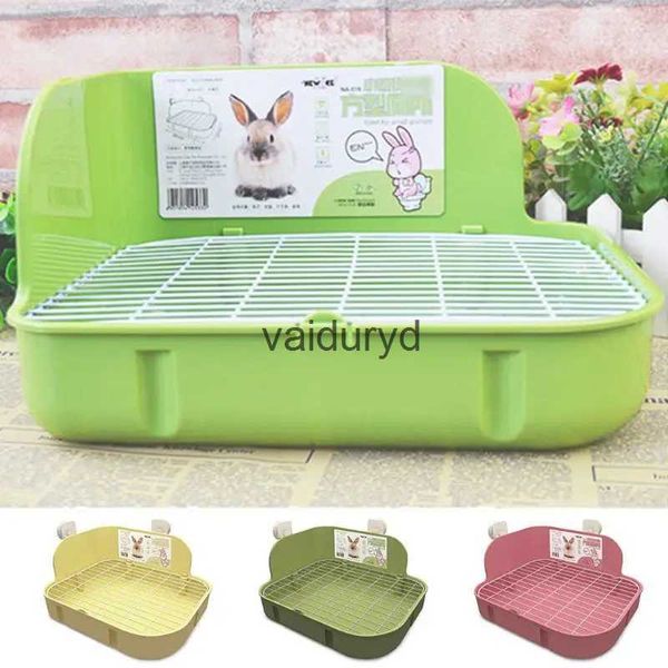 Fournitures pour petits animaux Petits animaux Lapin Toilette Lit carré Poêle Pot Entraîneur Literie Bac à litière pour petits animaux Fournitures de nettoyage Drop Shipvaiduryd