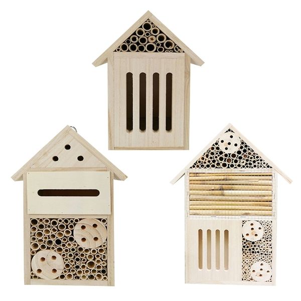 Fournitures pour petits animaux Maison d'insectes en bois à suspendre pour abeille papillon Coccinelles Habitat bénéfique Insectes Jardin 230720