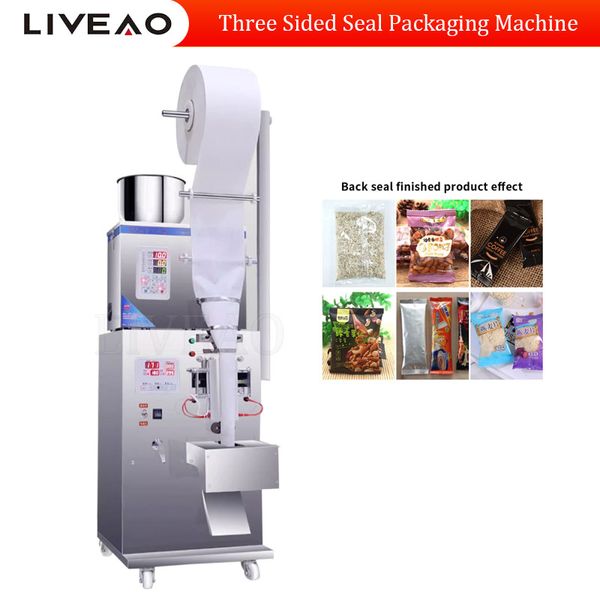 Petite Machine automatique de scellage d'emballage de remplissage de pesage de poudre pour le sucre bonbons épices Masala thé dans le prix du sac de poche