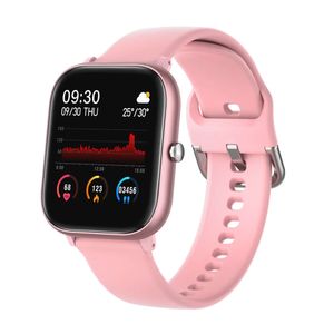 Small Block Full Touch Screen Siliconen Tape Mode Dames Ins Smartwatch