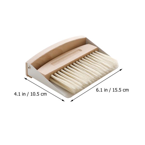 Small Broom Dustpan Desktop Nettaits Supplies Table Table Tabre de brosse Habit Kit Beech Mini Child Auto Upholstery Nettoyer