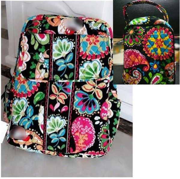 Mochila pequeña de dibujos animados Mochila escolar Mochila para niños combinada con bolsa de almuerzo