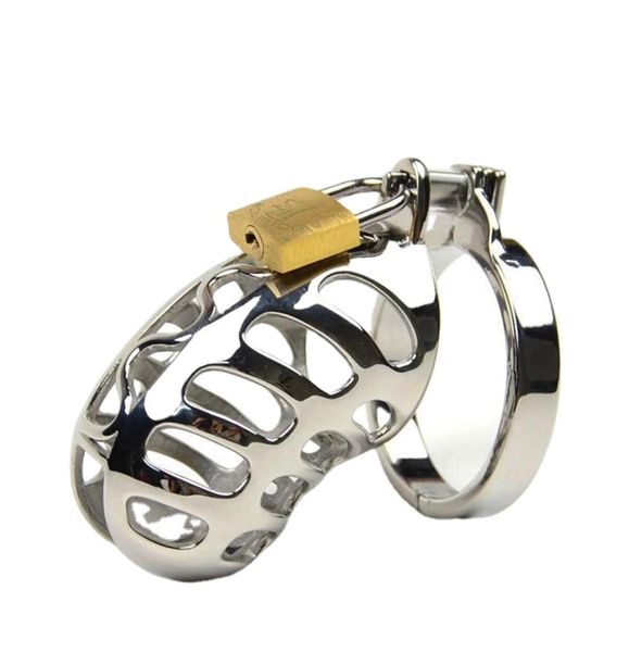 Petits dispositifs de chasteté Metal Chastity Spikes en acier inoxydable CElonge Bing BDSM Toys Bondage Sex Produits pour Men1605297