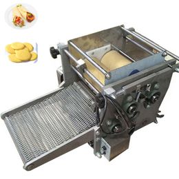 Máquina formadora de torta de maíz circular pequeña, máquina para hacer tortillas mexicanas completamente automática
