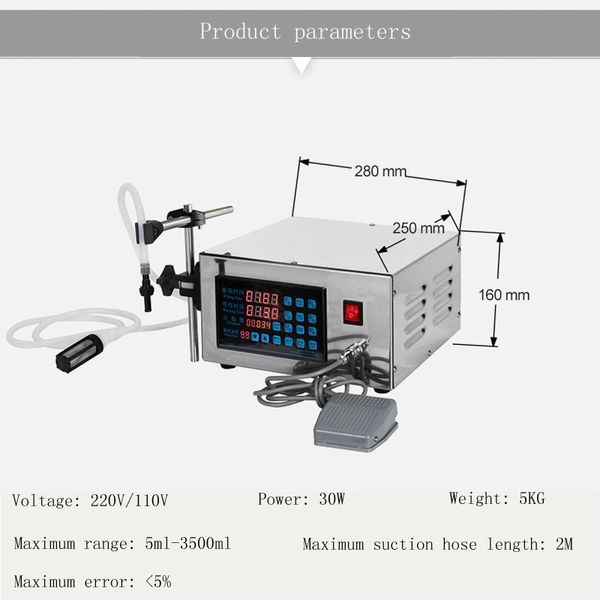 Petite Machine de remplissage de liquide quantitative précise, résistante aux hautes températures, CNC, bande transporteuse automatique