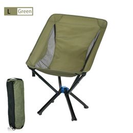 Kleine opvouwbare draagbare opvouwbare campingstoel buiten backpacken picknick reizen één knop snel open 240125
