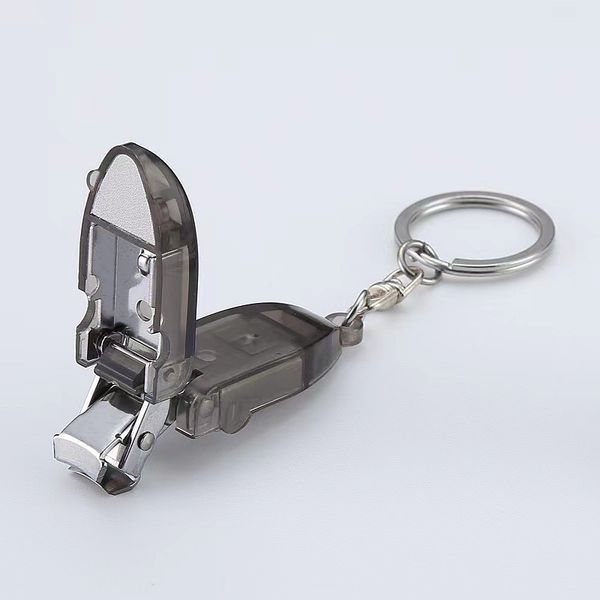 Petit coupe-ongles pliable de poche, mignon, avec porte-clés, outil EDC, Gadgets d'extérieur