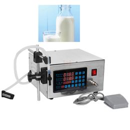 Pequeña máquina de rellenar líquida semiautomática cuantitativa del control numérico eléctrico para el aceite comestible