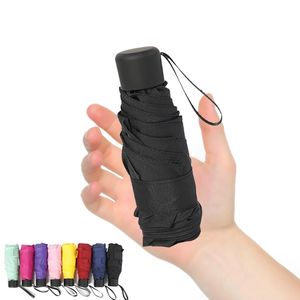 Kleine opvouwbare vrouwen compacte reis mini paraplu vrouwen kinderen mannen pocket parasol regen meisjes anti uv paraguas mujer