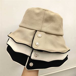 Petit parfum Light Light Luxury Wave Edge Fragan Fisherman Hat polyvalent pour les femmes présentant un visage de petit shopping Spring et automne