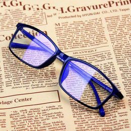 Small Frame Student Computer Optical Eyeglasse Men Fashion Anti-Blue Light Fake Luging Blocking 240423
