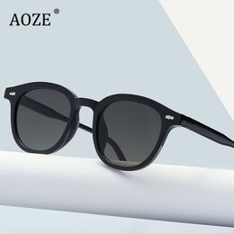 Kleine frame zonnebril voor mannen vintage ronde goedkope gepolariseerde vrouwen luxe ontwerper
