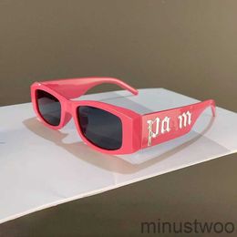 Gafas de sol Palmangel con montura pequeña, color rosa tierno, letras de diseñador para mujer, TI1V TI1V DNAW 8JZ0