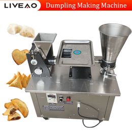 Máquina formadora de empanadas con envoltura de Dumpling Gyoza pequeña, precio de máquina automática para hacer volcado pequeño