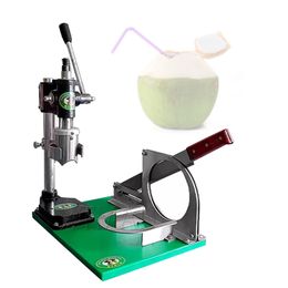 Machine de capsulage de coupe d'épluchage de noix de coco verte manuelle d'acier inoxydable de petit ménage
