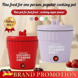 Kleine Huishoudelijke Multifunctionele AllInOne Pot Elektrische Noodle Koken Ei Omelet Koekenpan Mini Pot Babyvoeding Stoofpot 240308