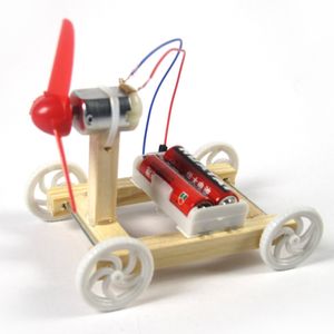 Small-Made Model Speelgoed Single-Wing Elektrische Aerodynamische Auto Puzzel Speelgoed DIY Speelgoed Wetenschappelijk Onderzoek Tutorial
