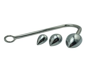 Petite tête de balle moyenne pour choisir Metal Anal Hook Butt Bouch Dilator ALLIMINUM ALLIAGE MASSAGE PROSTATE MASSAGER SEXET POUR MALE Y18929771419
