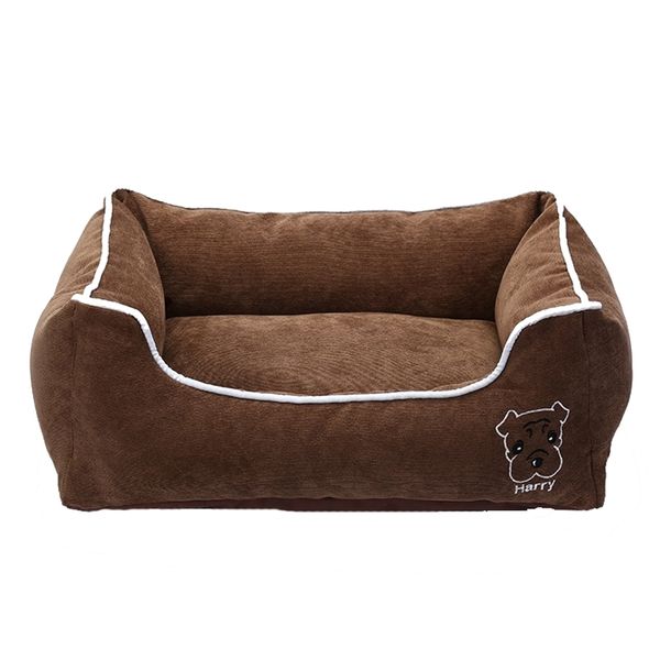 Petit moyen grand Crate Pad Deluxe Literie souple Fond étanche à l'humidité pour toutes les saisons Puppy Dog House Pet Bed 201223