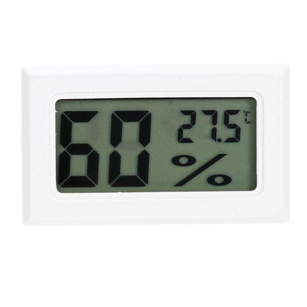 Pequeño mini medidor de humedad y temperatura mini digital LCD interior refrigerador electrónico sensor de temperatura higrómetro medidor pantalla digital