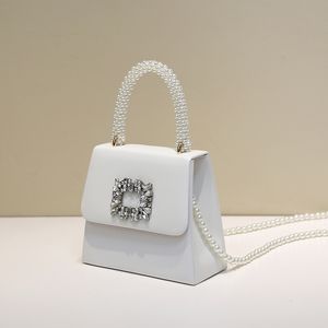 Kleine Pearl draagbare strass-tas