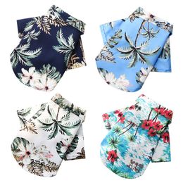 Kleine huisdierenkleding Hawaiiaanse stijl Ademend Cool Summer Dog Desse Kleding Groothandel Shirts voor kleine middelgrote honden MHY049-