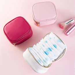 Petits sacs de cosmétiques roses femmes de voyage de voyage