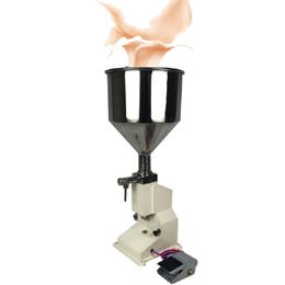 Petite Machine de Remplissage Liquide Pneumatique Machine de Remplissage en Acier Inoxydable Grande Capacité Pâte Remplisseur de Boissons au Miel A02