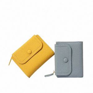 Petit Pu Leather Femmes portefeuille Mini Lady Coin Pocket Pocket Femme Femme Girl Girl Purse Designer portefeuille Pursets pour femmes U7SG #