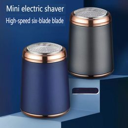 Petit rasoir imperméable lavage de voyage voiture compacte électrique portable rasoir pour hommes Mini couteau à barbe