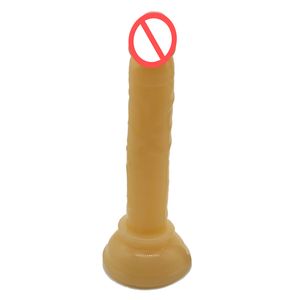 Kleine dildo flexibele realistische penis met sterke zuignap G spotstimulator anale plug lul seksspeeltjes voor vrouwen groothandel