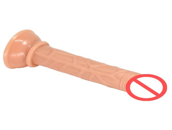 Pequeño consolador realista masajeador correa anal flexible mini pene ventosa fuerte sin vibrador silicona punto G juguetes sexuales para mujeres 9375199