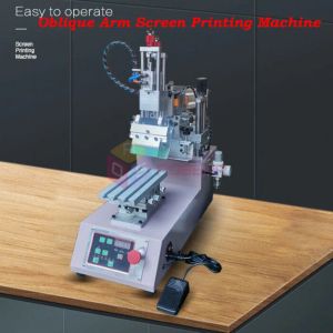 Petite Machine de sérigraphie semi-automatique, Machine d'impression à écran plat de haute précision, imprimante d'écran à bras Oblique