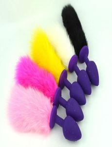 Petit sexe poney jouet jouet silicone spiral violet anal plug purny tail tail boited best inserts bdsm gear fétiche sexy costume4017605