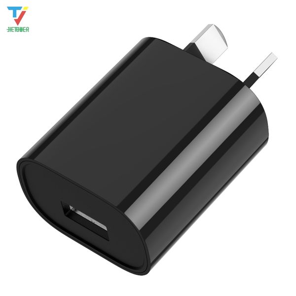 Tamaño pequeño SAA RCM Certificado Au Plug Accesorios para teléfonos 5W 5V 1A Teléfonos móviles Mercado de Australia Cargador de pared USB para iPhone iPad