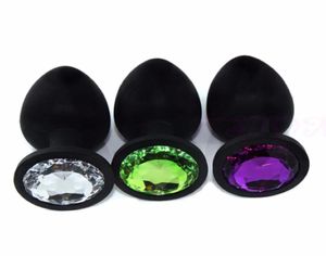 Petite taille en acier inoxydable cristal métal Anal jouets sexuels Plug Massage butin perles cristal produits pour adultes godemichet anal pour femmes homme q176097676