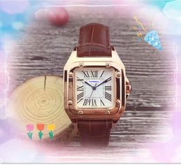 Relojes de cuarzo de cuarzo de fecha para mujer de tamaño pequeño Reloj de marcado de marcado romano de calidad superior de calidad de calidad