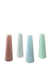 Small Solid Fresh Vases en céramique moderne Simple Salon Home Decor Dry Flower Flower Decorative Articles Ornement Mini Vase7242024