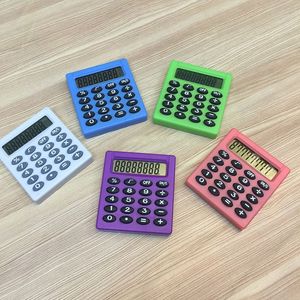 Kleine Vierkante Calculator Draagbare Pocket Scientific Student Examen Leren Essential Calculator Office School Briefpapier 8 kleuren