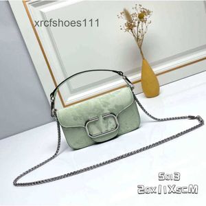 Small Stud New Summer Leather Valentteno Art Event Rock Blanches Blancs National Square Style Vo Handheld Lady Brodery Handbag Purse Wool Sac 2024 Chain Eoah