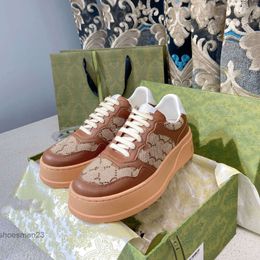 Kleine dikke ontwerper nieuwe bloem schoenen plaat wit dames Mac80s oud sneaker kleur leer trainerzool familie casual g paar heren BS4N