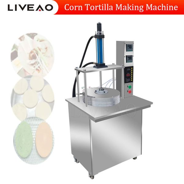 Prensa de tortilla pequeña que hace la máquina Máquina automática de prensa de tortilla