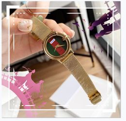 Kleine Twee Pins Wijzerplaat Quartz Batterij Horloge Vrouwen Roestvrij Stalen Gaas Riem Armband Ultra Dunne Populaire Beroemde Business Leisure Horloge geschenken