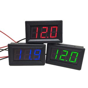 Kleine spanningsmeter 12v multi digitale voltmeter LED-display DC 4.5V-30V 0.36 in motorfiets voltdetector