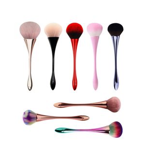 Pinceau de maquillage de conception de petite taille 9 couleurs Réparation du visage Contour Blush Poudre Ombre Brosses Gobelet Brosse Cosmétique Outils de Beauté GGA2266