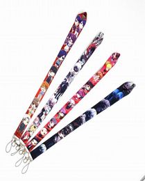 Kleine hele Tokyo Ghoul Lanyard voor mobiele telefoon ID-kaarthouder sleutelhanger Diy accessoires sleutelhanger6751259