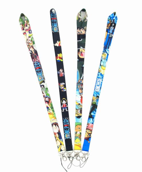 petit gros 10pcs populaire badge lanière pour clés japonais anime téléphone portable sangles de cou bande dessinée porte-clés beau cadeau pour les enfants